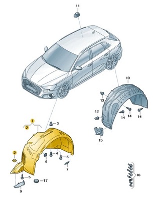 НОВІ ОРИГІНАЛЬНІ AUDI OE CZESC ZAMIENNA 8Y0821171M