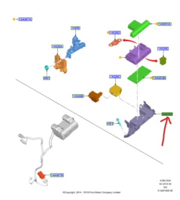 Корпус коробка запобіжників ford s-max galaxy фото №1