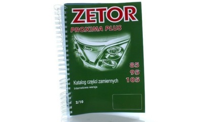 KATALOG PIEZAS DE REPUESTO ZETOR PROXIMA PLUS 85 95 105  