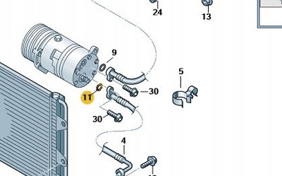 ASO ОРИГІНАЛ RINGI КОНДИЦІОНЕРА OE 8E0260749