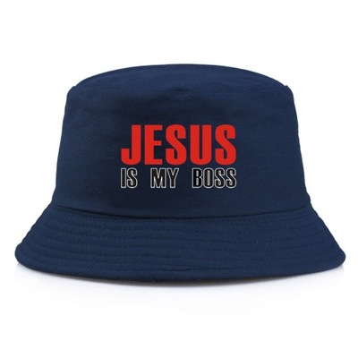 Męska i damska czapka przeciwsłoneczna JESUS IS MY BOSS CAP Jesus