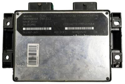 Блок управления двигателя citroen berlingo 9648225280 r04080034a + программирование фото №1