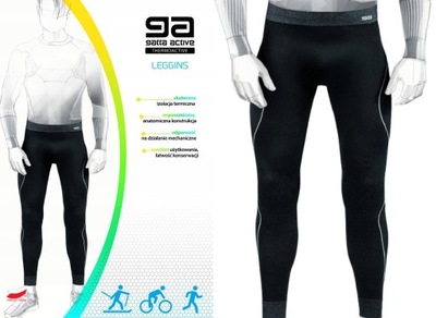 Gatta Leggings Men Thermoactive Basic BLANC M