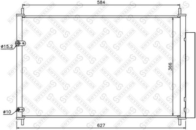 РАДІАТОР КОНДИЦІОНЕРА TOYOTA AURIS 1.4 D-4D 13-18