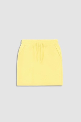 Dziewczęca spódnica dresowa żółta 128 Mokida
