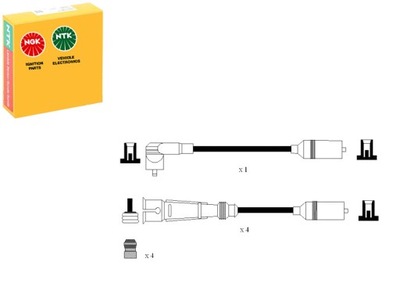 КОМПЛЕКТ ТРУБОК ZAPŁONOWYCH AUDI 80 КУПЕ 1.6/1.8