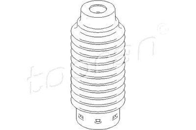 Защита амортизатора topran 525435 51127 391207 фото №1