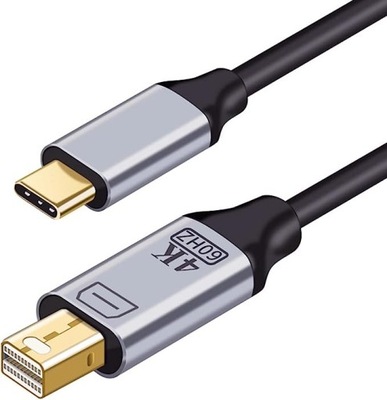 Adapter USB C na USB Mini Displayport 4k