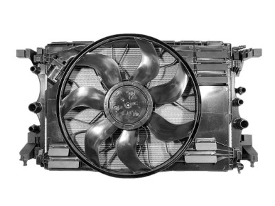 Комплект вентилятор mercedes cla c118 cla35 amg 18 19- at фото №1