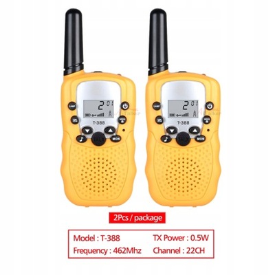 Retevis RT388 Walkie Talkie dla dzieci PMR446 8 kanałów