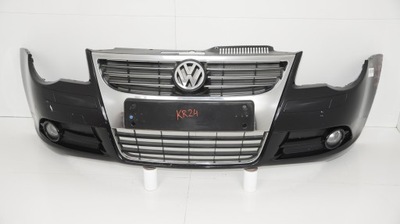 Бампер перед передній vw eos 05-10r омивачі lc9x фото №1