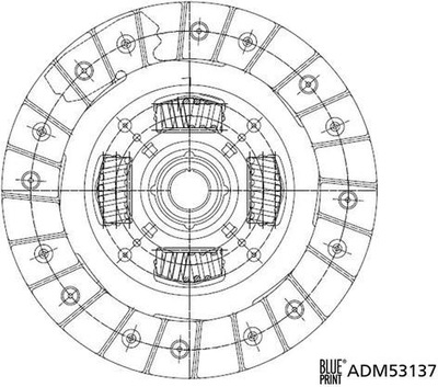 BLUE PRINT DISKU STABDŽIŲ ADM53137 