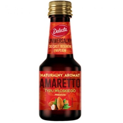 Naturalny aromat Amaretto Delecta - 30 ml