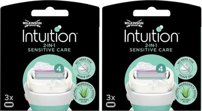 6x Wkłady Nożyki WILKINSON Intuition Sensitive Care