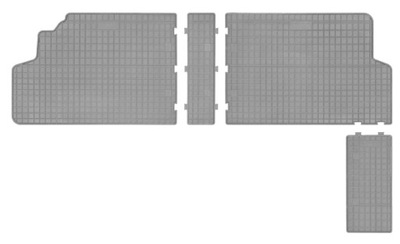dywaniki samochodowe popiel TYLNE do: Peugeot Expert II 07-16