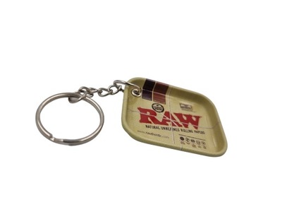 Metalowy Mini brelok do kluczy RAW tacka