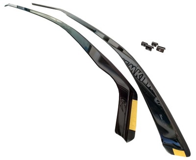 SIDE-WINDOW DEFLECTORS WINDOW TOYOTA HIGHLANDER 2007-2013 PRZODY  