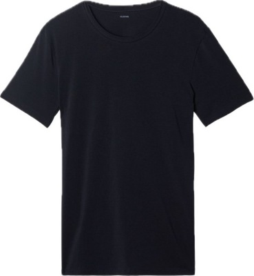 Tezenis T-shirt koszulka cienka bawełna elastan REGULAR granatowy M