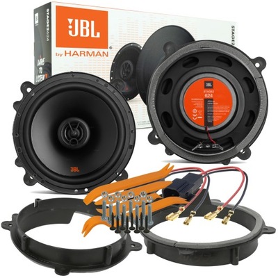 JBL STAGE2 624 ALTAVOCES OPEL ANTARA PARTE DELANTERA DISTANCIAS  