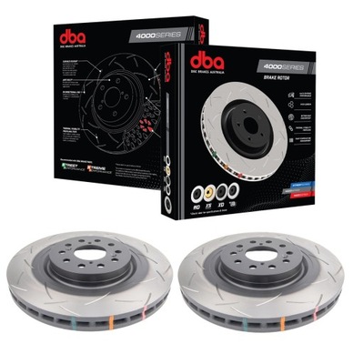 Тормозные диски dba 4000 honda civic type r 350mm перед фото №1