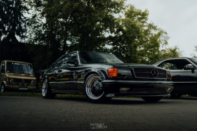 Mercedes coupe c126 amg widebody pakiet/bodykit sec replika фото №1