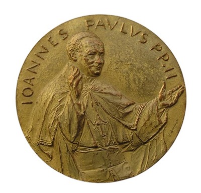 Medal Papież Jan Paweł II 1987r. Watykan - Trzecia wizyta Papieża w Polsce