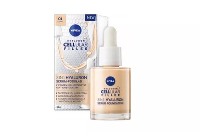 NIVEA SERUM Z PODKŁADEM 3W1 01 / 30 ML