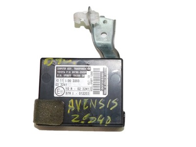 Toyota avensis t27 2.0d 09r модуль иммобилайзер фото №1