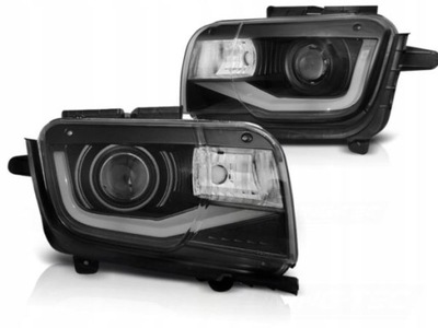 Лампы фары chevrolet camaro 09-13 black led фото №1