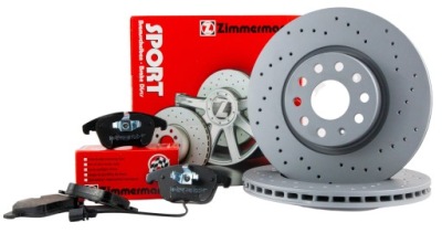 Гальмівні диски гальмівні колодки zimmermann sport audi q5 fy 338mm фото №1