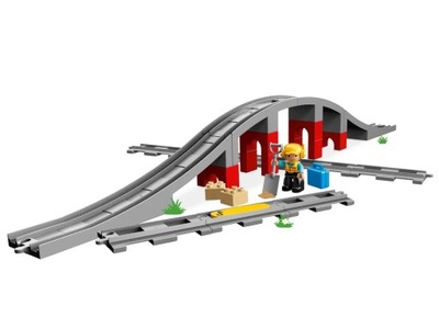 LEGO DUPLO Tory kolejowe z wiaduktem 10872 26 el.