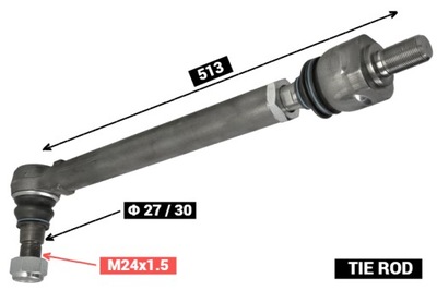 DRIVE SHAFT KIEROWNICZY REAR NEW HOLLAND B115 B115B  