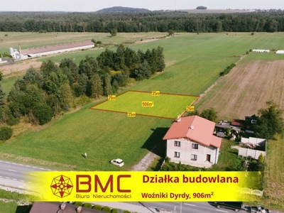 Działka, Woźniki, Woźniki (gm.), 906 m²