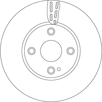 ДИСК ТОРМОЗНОЙ MAZDA ПЕРЕД 2/MX-5 1,5 14- DF6793