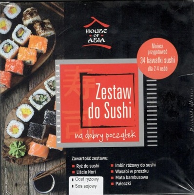 ZESTAW DO SUSHI STARTOWY 34 kawałki