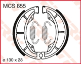 TRW LUCAS BRAKE SHOES BRAKE (130X28MM) (H333)  