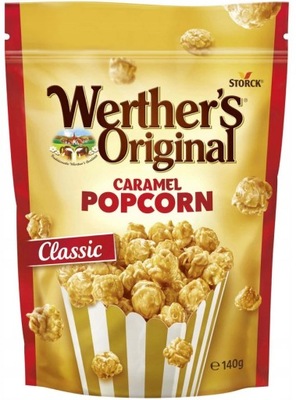 WERTHER'S ORIGINAL POPCORN CARAMEL KARMELOWY 140G