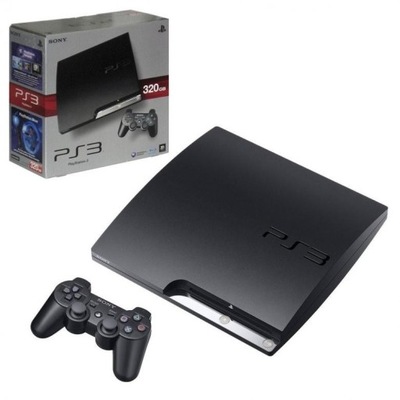 SONY PLAYSTATION 3 SLIM 320GB + GRY + 2x PAD !