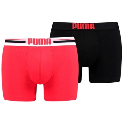 Bokserki męskie Puma Placed Logo Boxer 2P 906519 07 R. XL