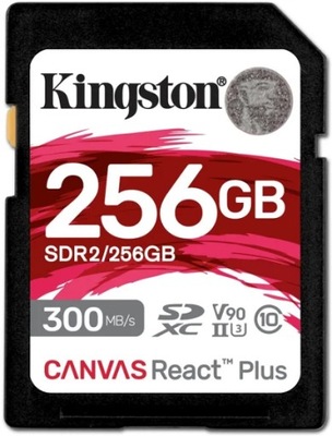 Kingston SDXC 256GB Canvas React Plus