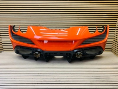 Ferrari f8 бампер задний  карбон диффузор 863516 фото №1