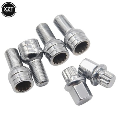 8D0601139F CHROME ANTI-THEFT WHEEL SCREW BOLT LOCK NUT KEY АДАПТЕР F~17304