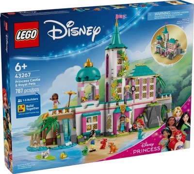 LEGO DISNEY 43267 PRINCESS CASTLE & ROYAL PETS