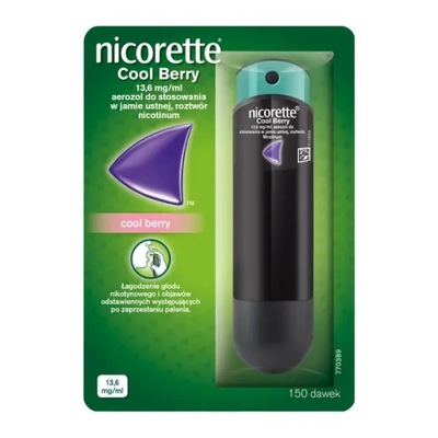 Nicorette Cool Berry 13,6mg/ml 150 dawek aerozol 13,2 ml
