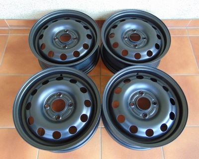 LLANTAS ACERO 5,5X14 ET47,5 FIESTA MK6 MAZDA 2 JUEGO  