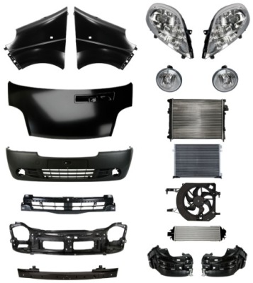 Renault trafic 07-14 бампер pas капот крыло фото №1