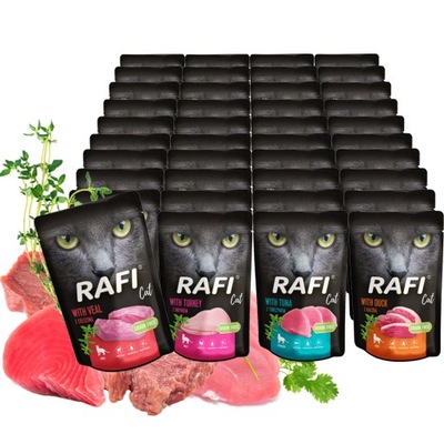 Dolina Noteci RAFI CAT pasztet Mix smaków 40x100g