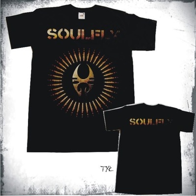 Koszulka SOULFLY golden logo - XL