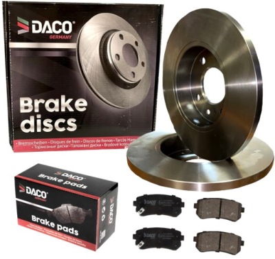 Гальмівні диски гальмівні колодки задня kia ceed i hyundai i30 i 2006 - фото №1