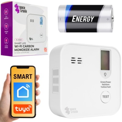 Czujnik czadu (CO) Tuya Spacetronik SL-DC03